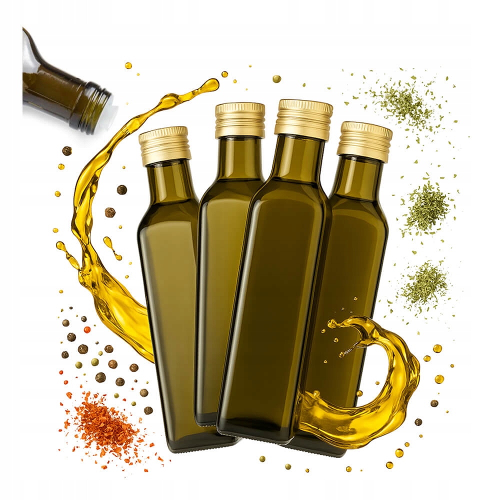 50x Láhev Marasca Olivová 250 ml na olej ocet olej omáčka sirup alkohol