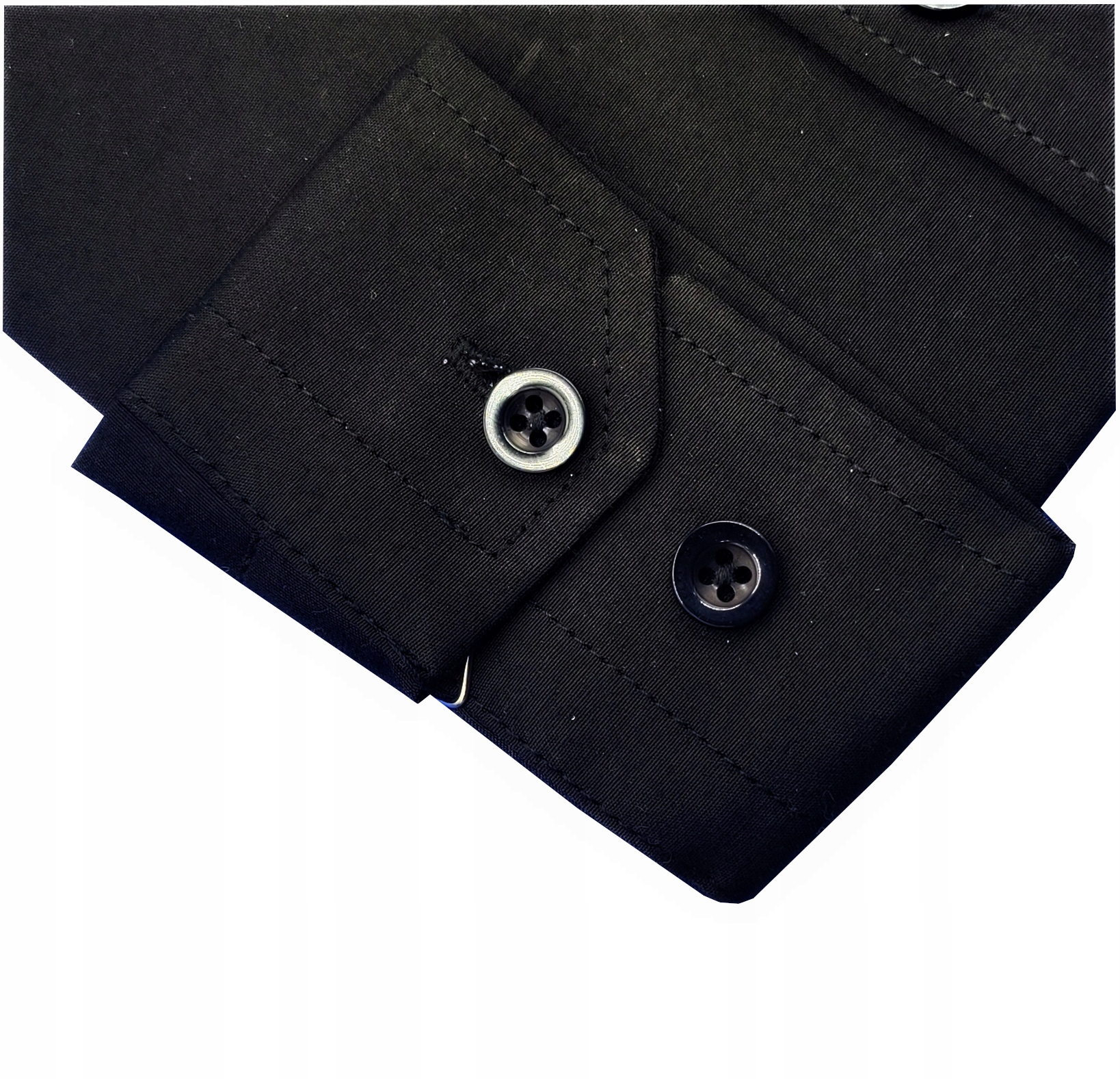 Koszula chłopięca bawełniana czarna gładka Turcja długi rękaw 164 Rękaw długi rękaw