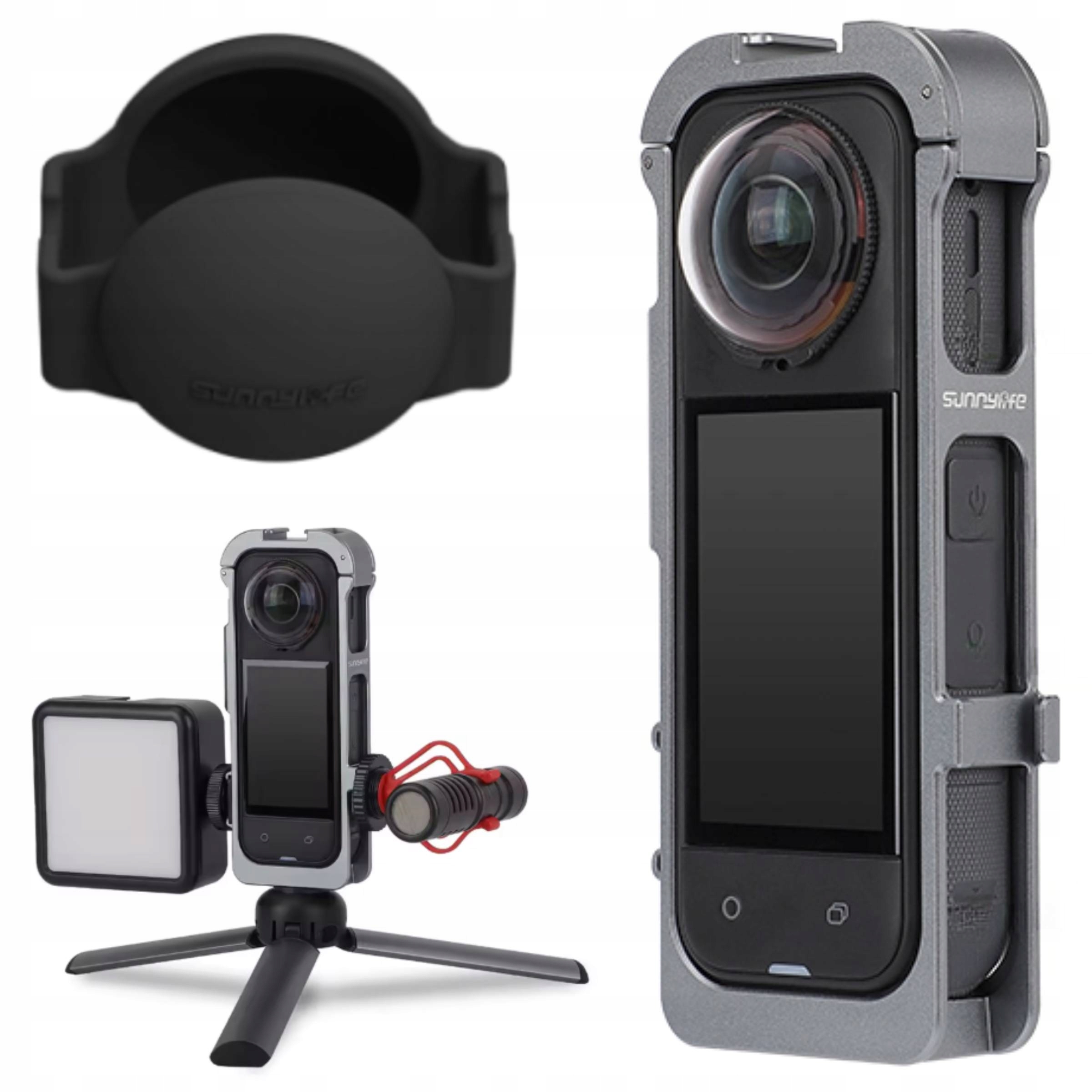 Magnetický adaptér Ochranné pouzdro pro Insta360 X5 krytka objektivu