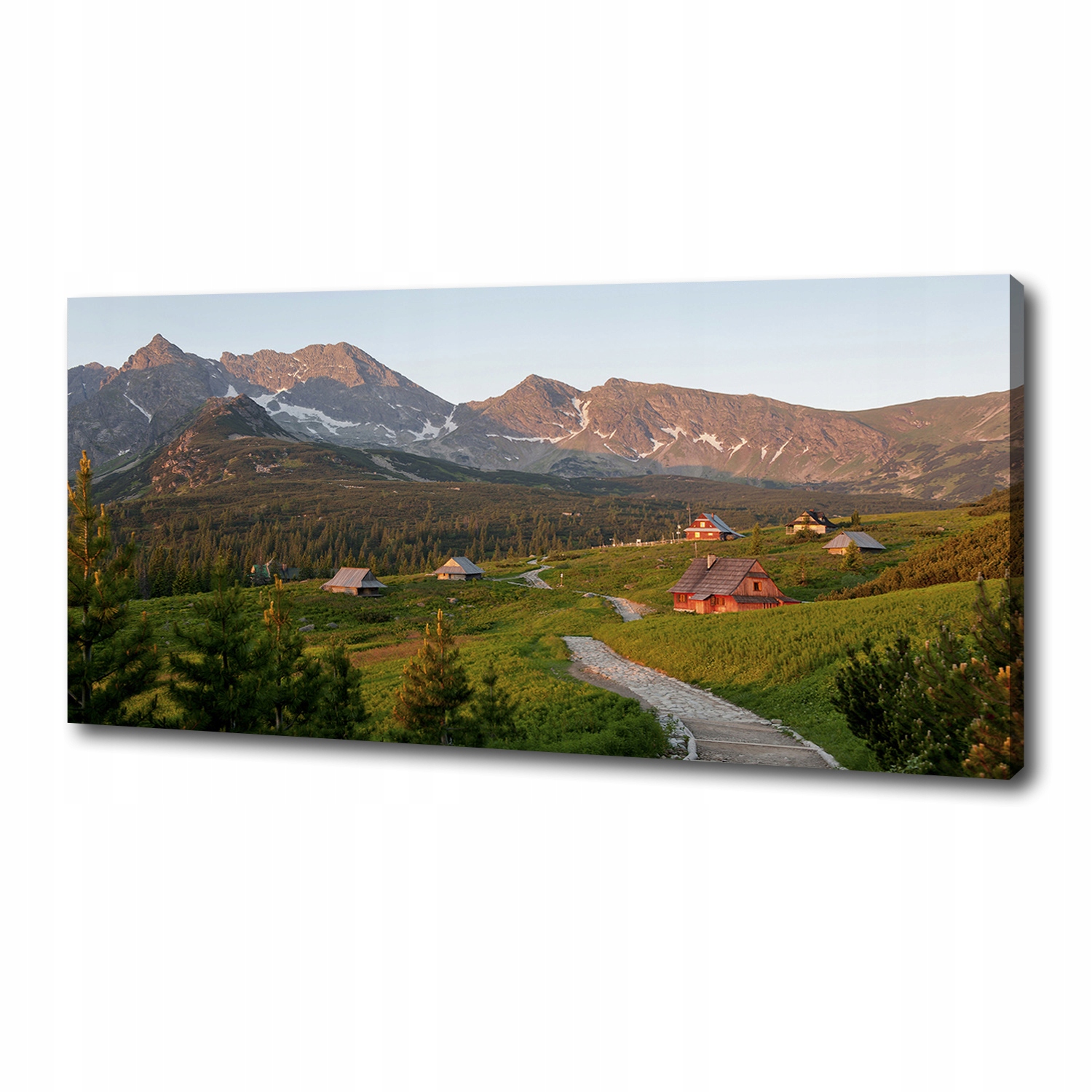 

Foto obraz na płótnie Polana w Tatrach 125x50 cm