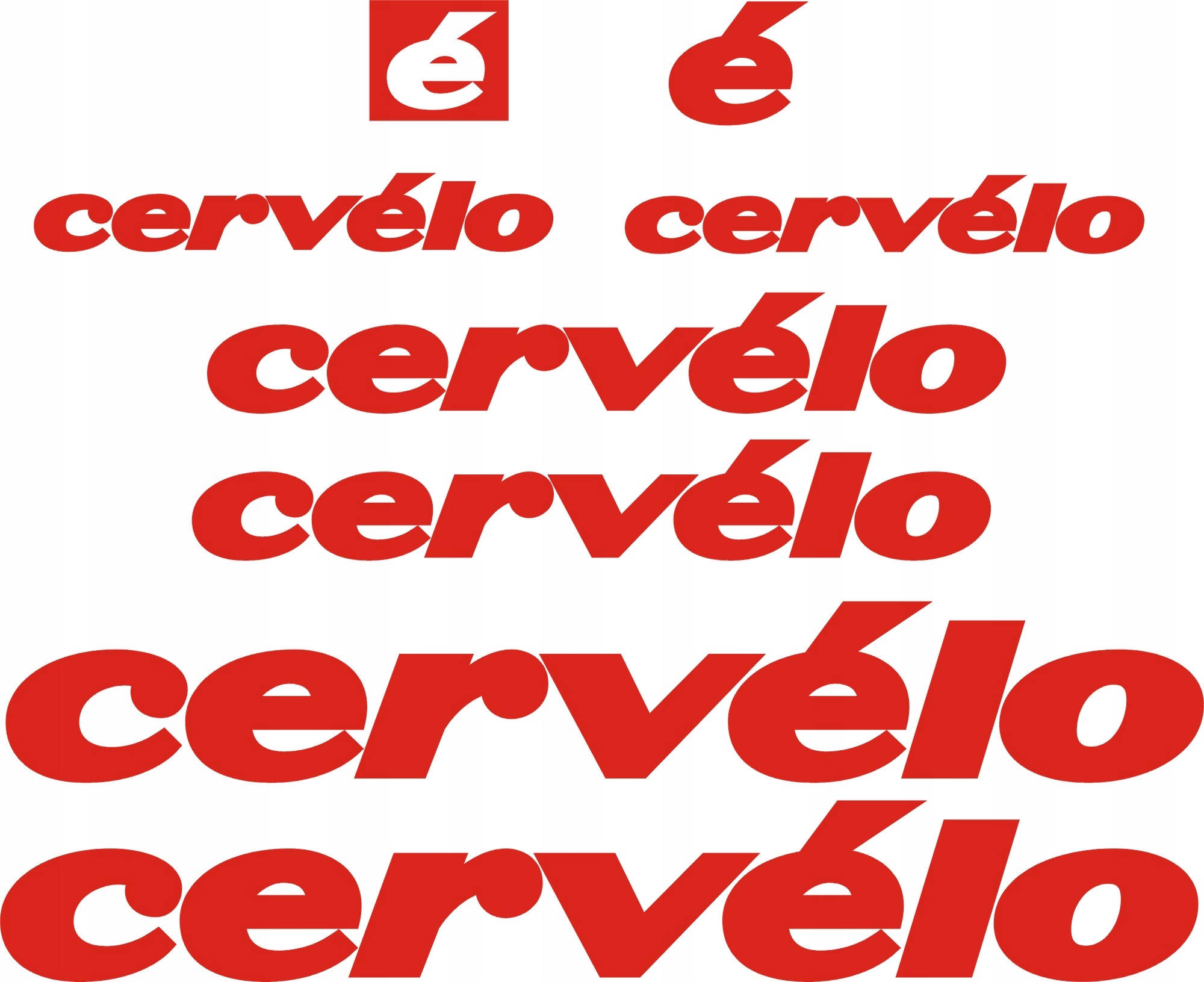 CERVELO 181-3R naklejki na rower RÓŻNE KOLORY