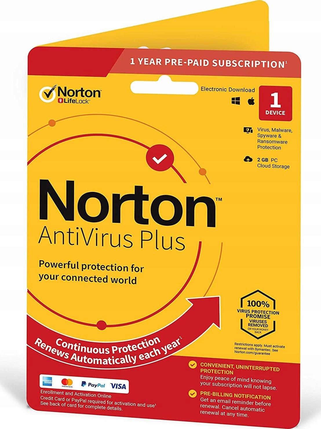 

Norton Antivirus Plus 1 urządzenie 12 miesięcy