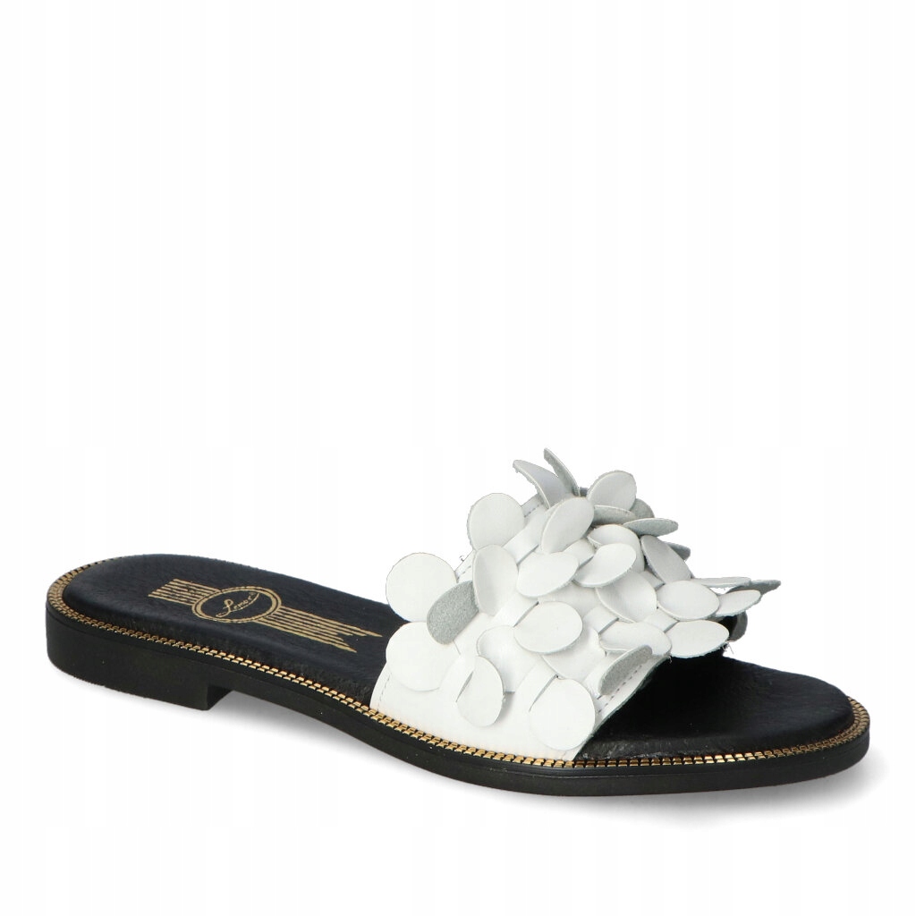 Nazouváky Lemar Bf.Bílé Kožené 40