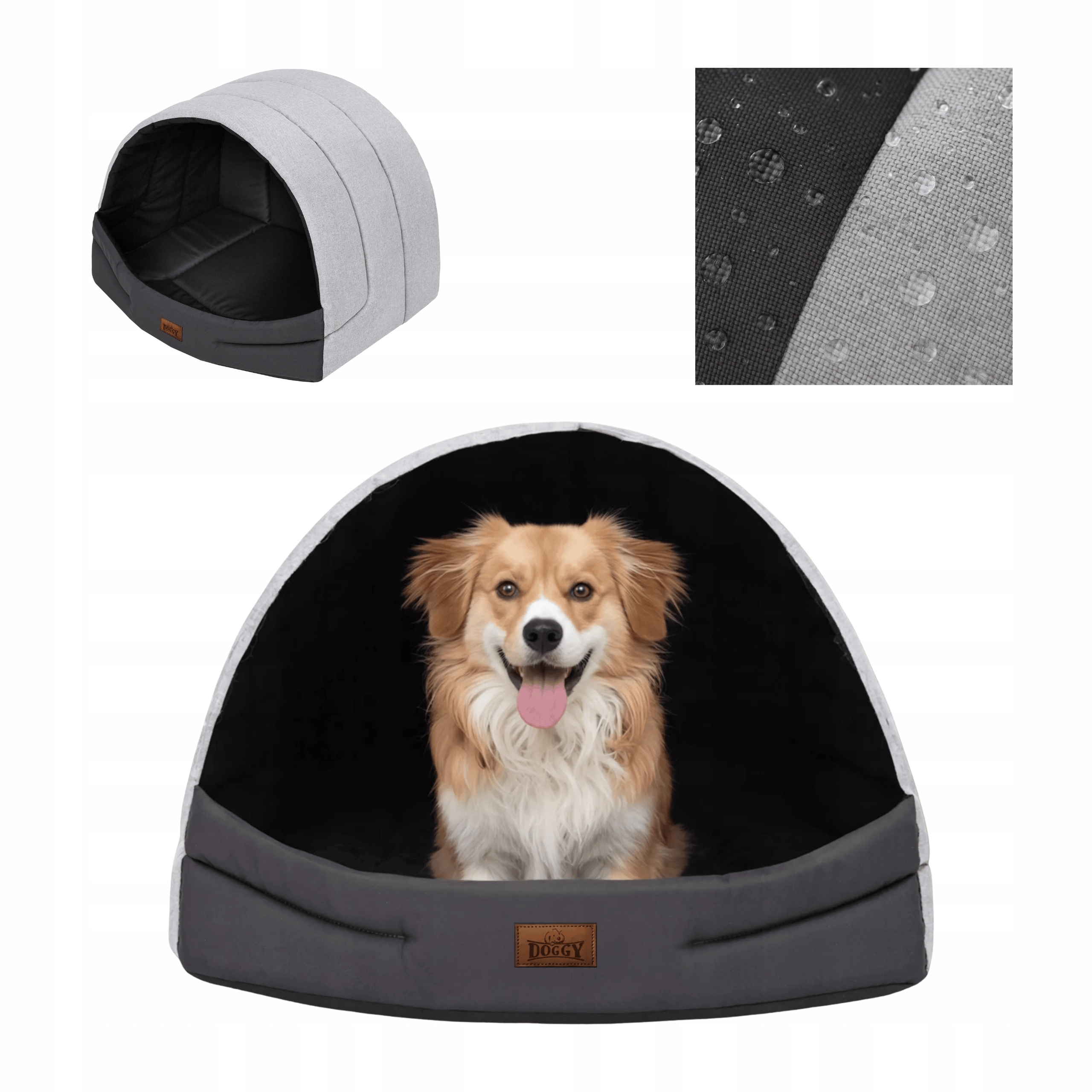 Psí bouda pelíšek pelíšek, kotec polštář, malý pes R2 50x38x32 cm