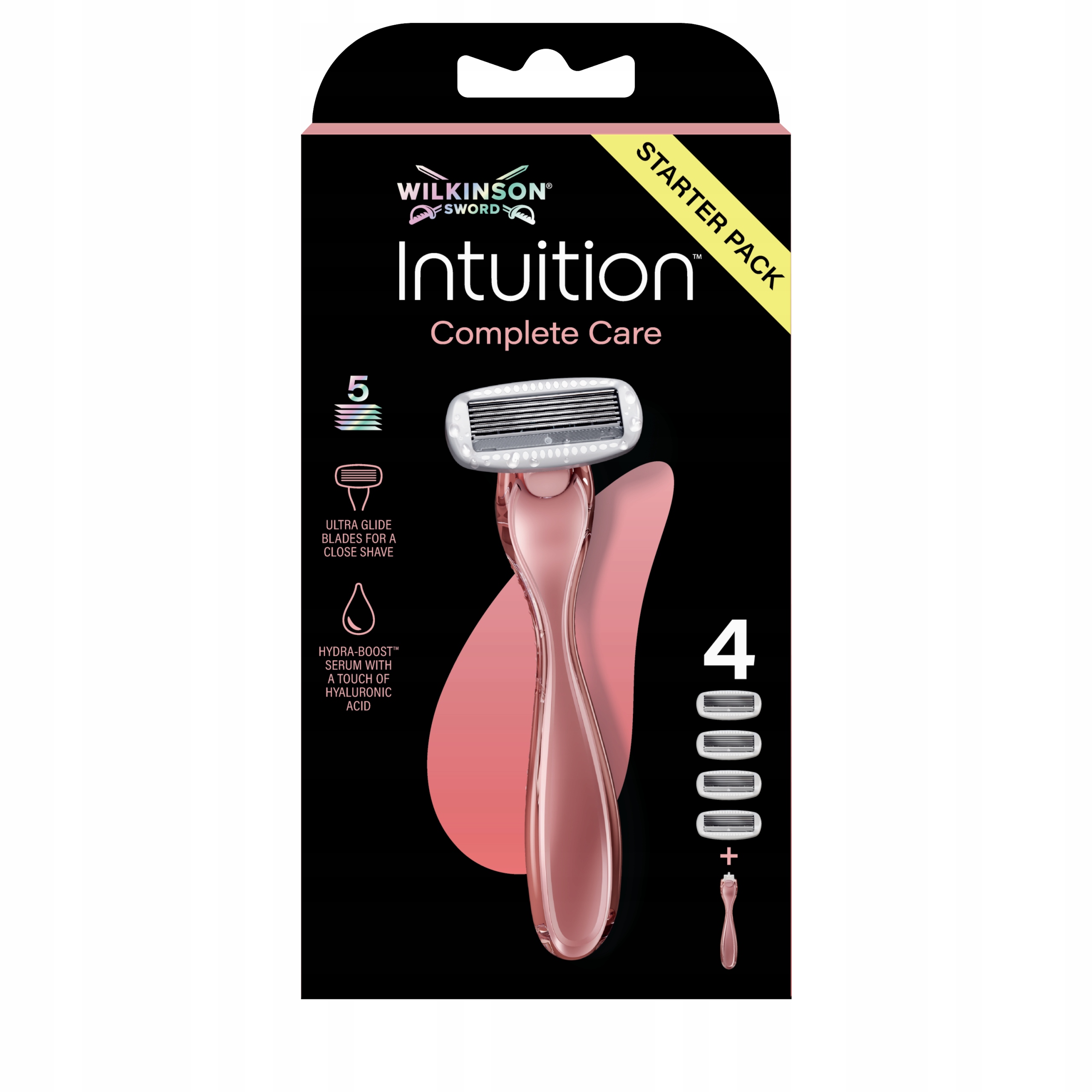 Wilkinson Sword Intuition Complete Care maszynka do golenia + 4 wkłady