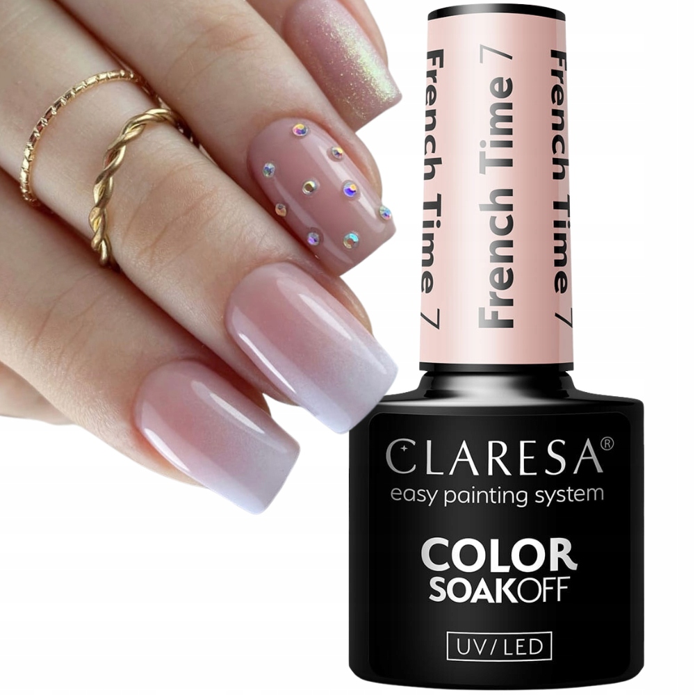 Claresa Lakier Hybrydowy French Time 7 Puder Róż