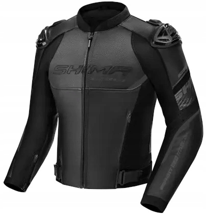 Shima Bandit 2.0 Men Black Čierna Pánska Kožená Motocyklová Bunda Čierna