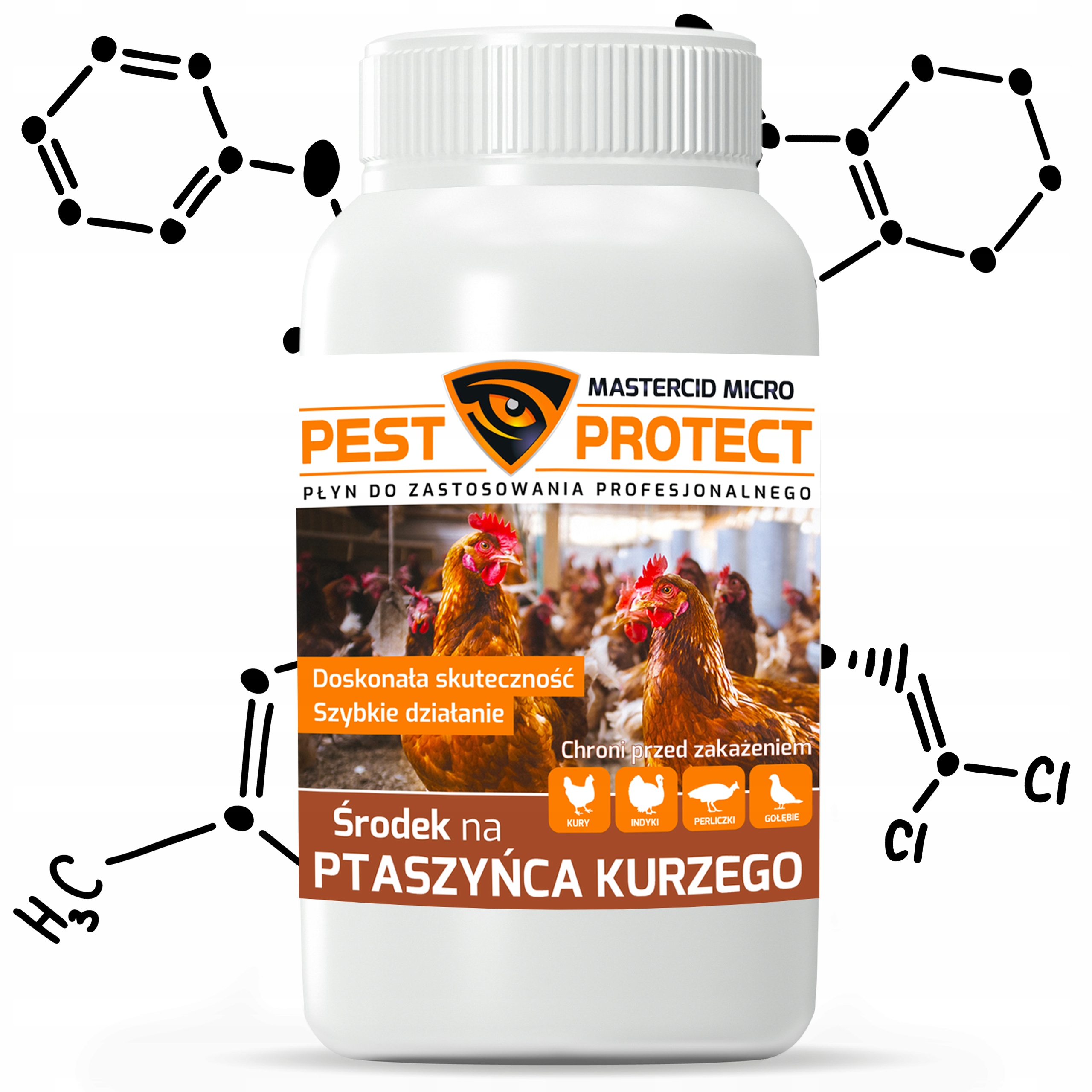 ZWALCZANIE PTASZYŃCA KURZEGO PTASZYNIEC PIÓROJAD ŚRODEK NA WSZY KURZE U KUR Marka inna