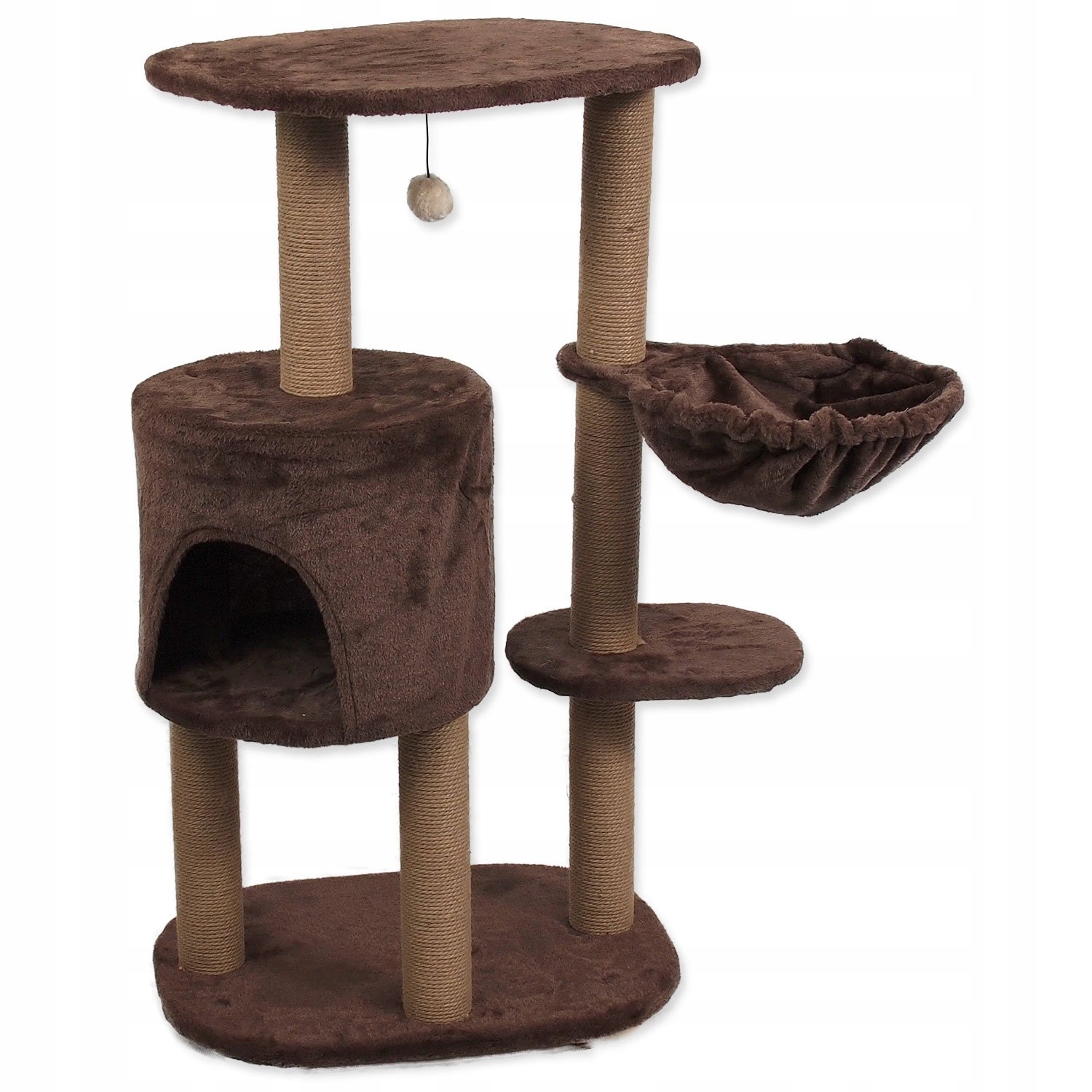 Levně Odpočívadlo Magic Cat Amanda hnědé 50x35x110cm