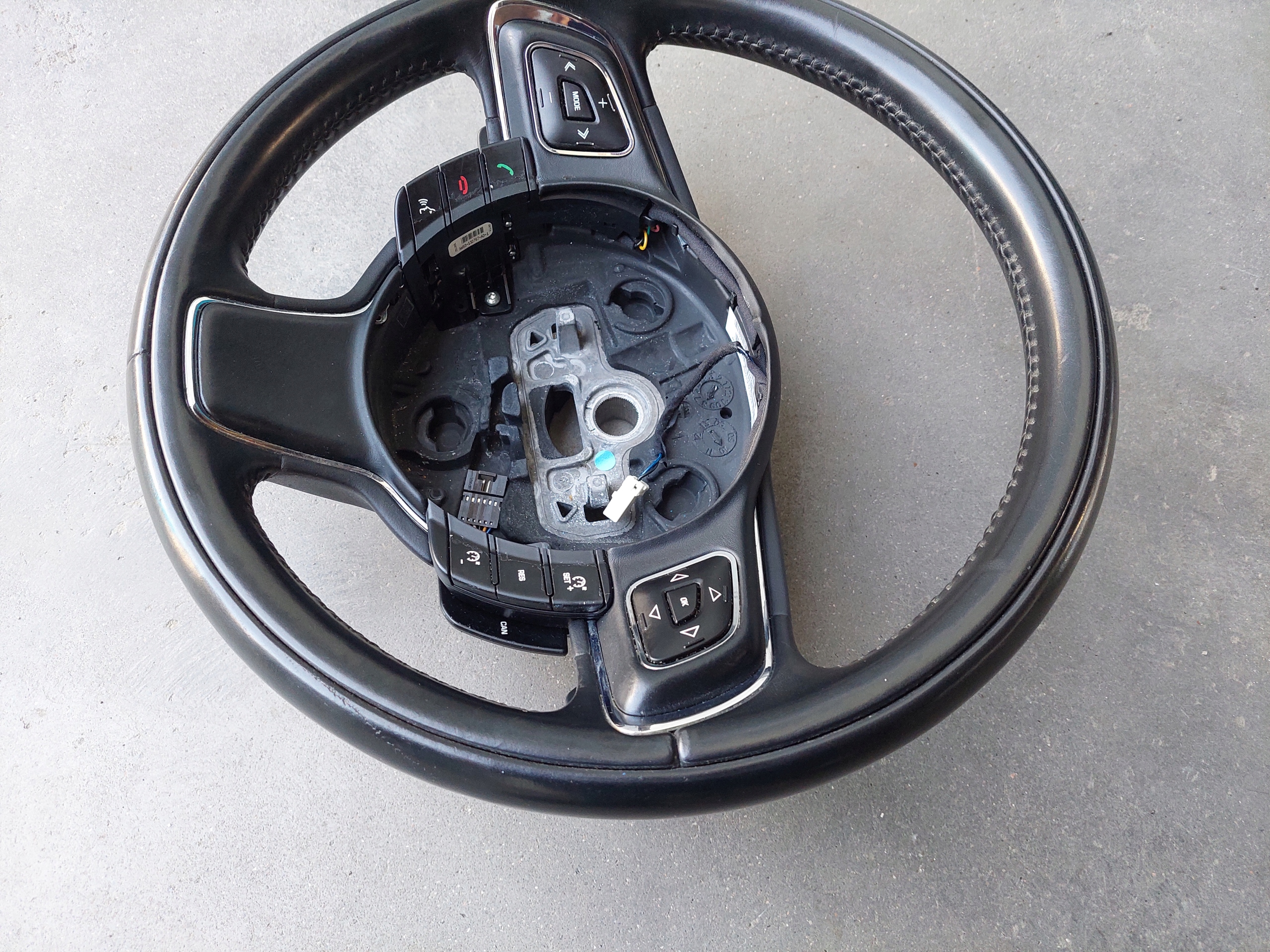 steering wheel, leather complete JAGUAR XJ IV X351