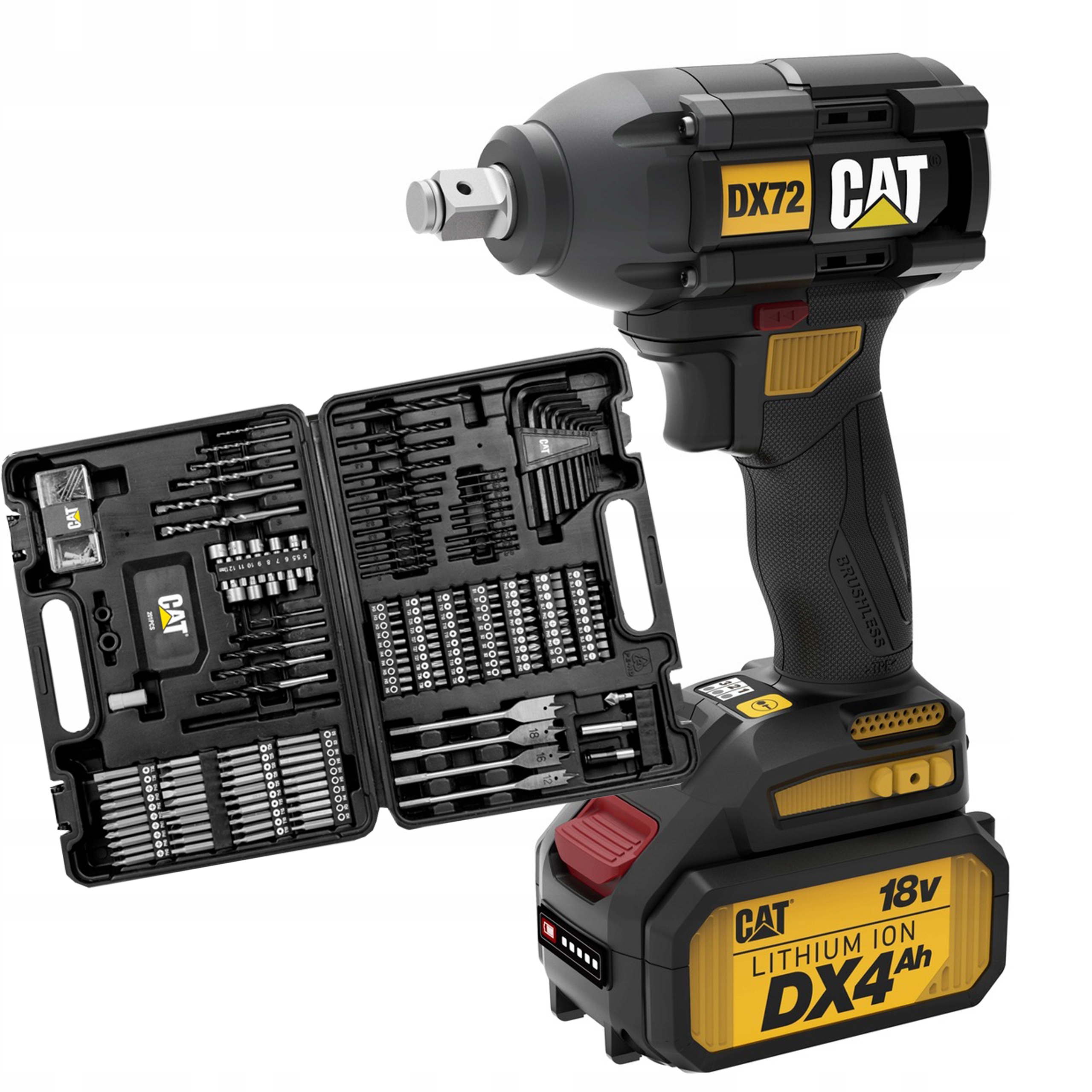 

Bezszczotkowy Klucz udarowy Cat DX72 Akcesoria