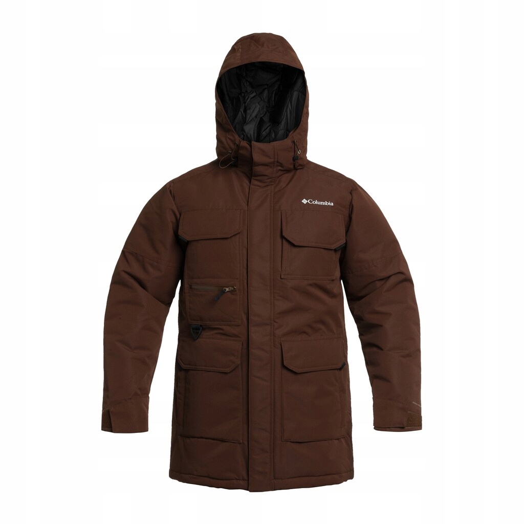 Zimní bunda parka s kapucí Columbia Landroamer II Parka Tobacco XXL