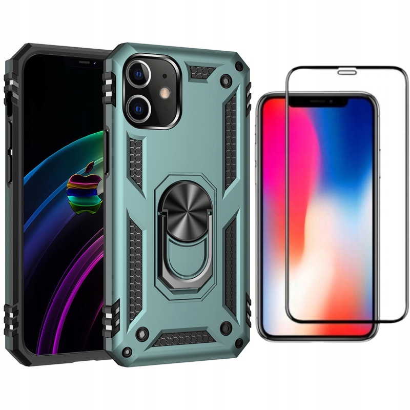 

Etui Pancerne Ring Nx Do Iphone 12 Mini + Szkło