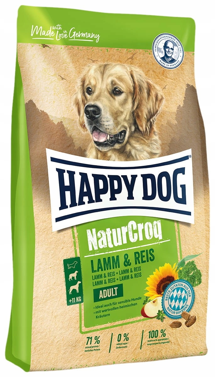Happy Dog NaturCroq Jagnięcina i ryż 15kg Lamm