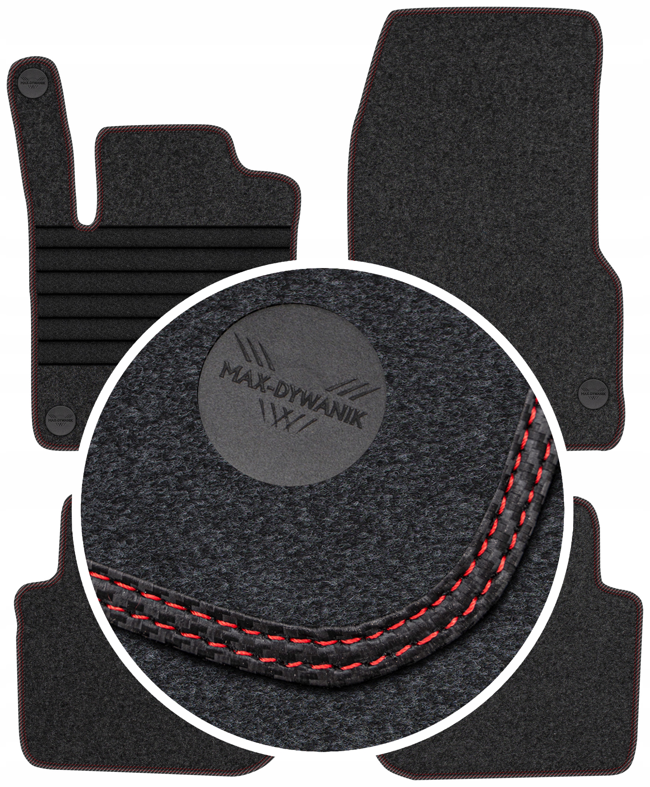 Smart Forfour 2004-2006 Velurové koberce do auta
