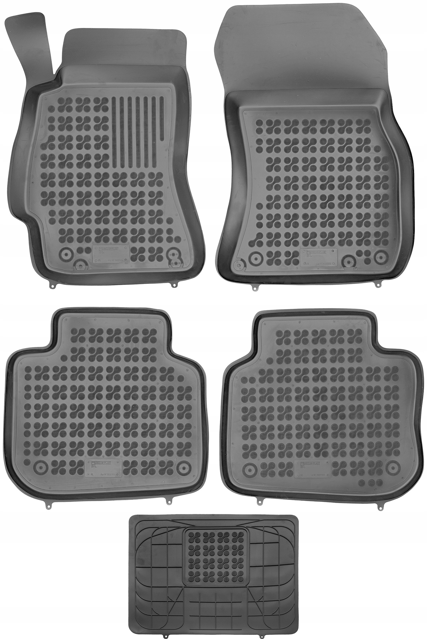 Килимки Різати-Пластик резинові 202702+203501 5 el.