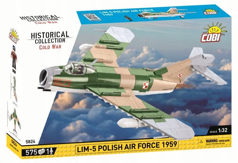 

Cobi Polski Samolot Lim-5 MiG-17F komp lego Wojsko