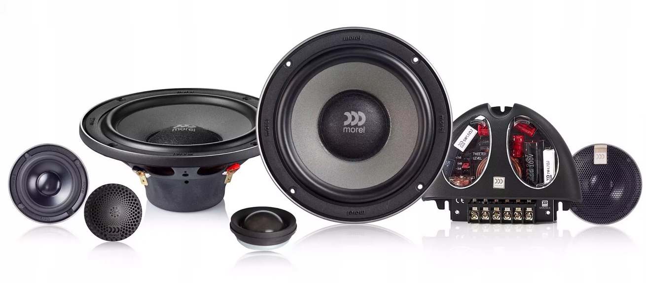 Zestaw głośników Morel Virtus 63.4 3-drożne 6,5" 165mm zwrotnice