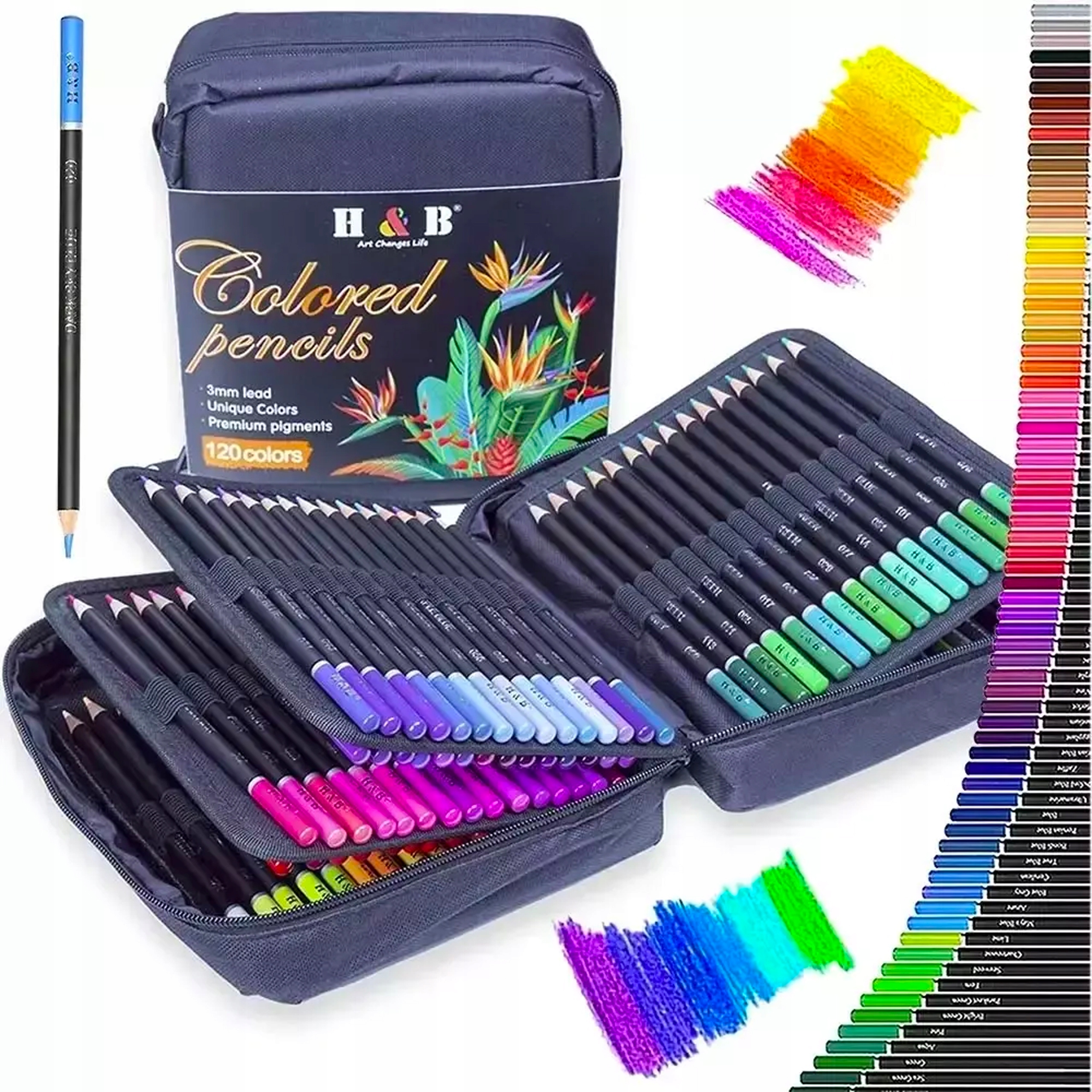 Pastelky Sada Pastelek Pastelky Profesionální Pastelky Školní 120 Barva