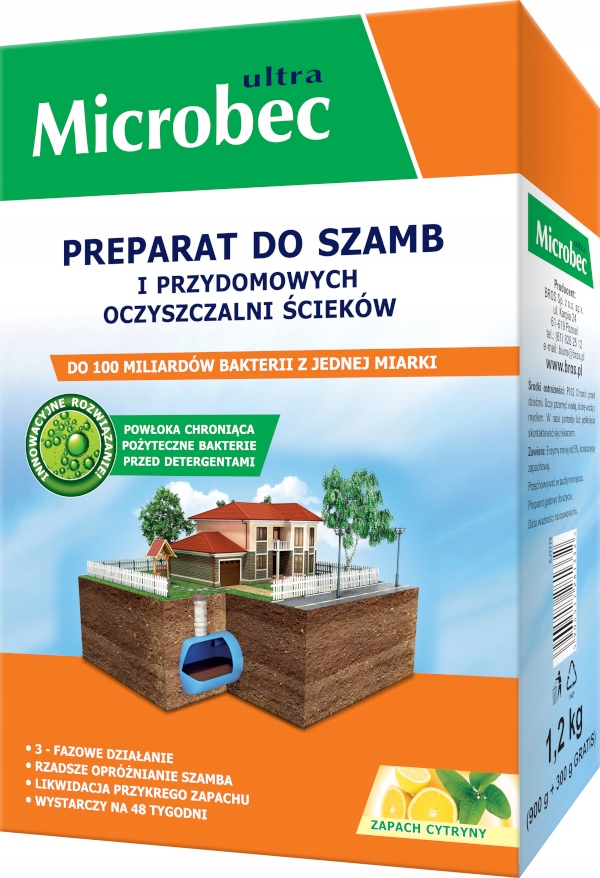 

Bros Microbec preparat do szamb 25 g 18 szt.