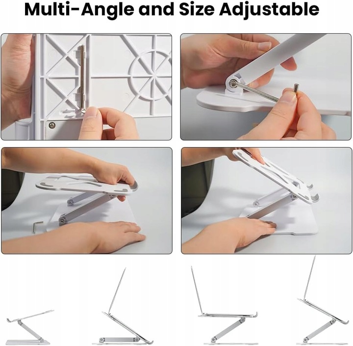 PODSTAWKA POD LAPTOPA SKŁADANA REGULOWANA STOJAK EAN (GTIN) 5905601817307