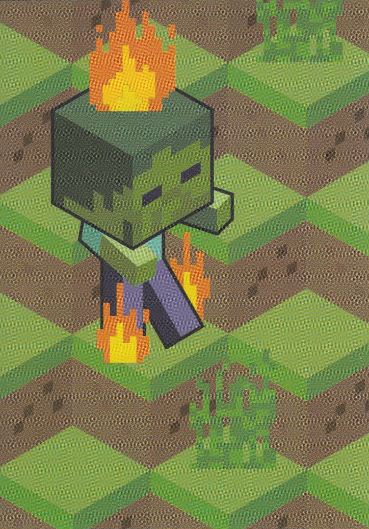 Karta Kolekcjonerska Panini Minecraft Time To Mine Scene Grass #6 78