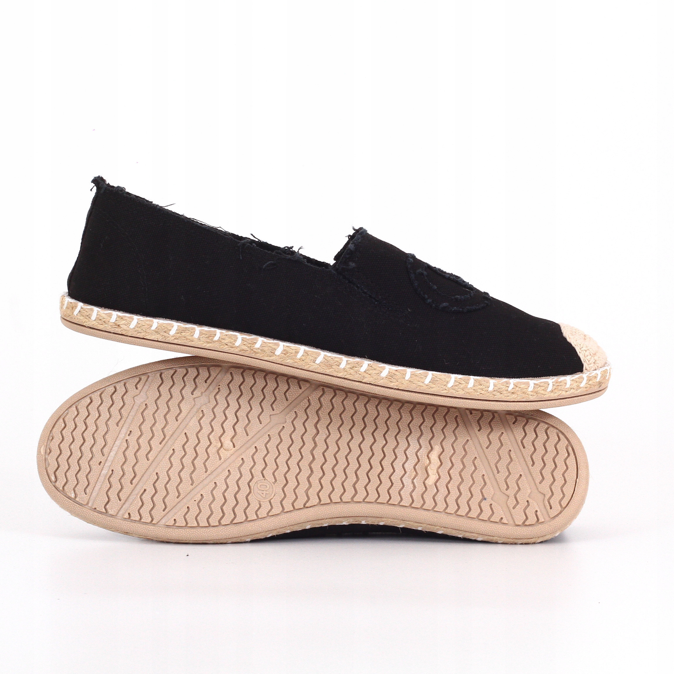 ESPADRYLE ELEGANCKIE DAMSKIE TENISÓWKI LEKKIE Rozmiar 39