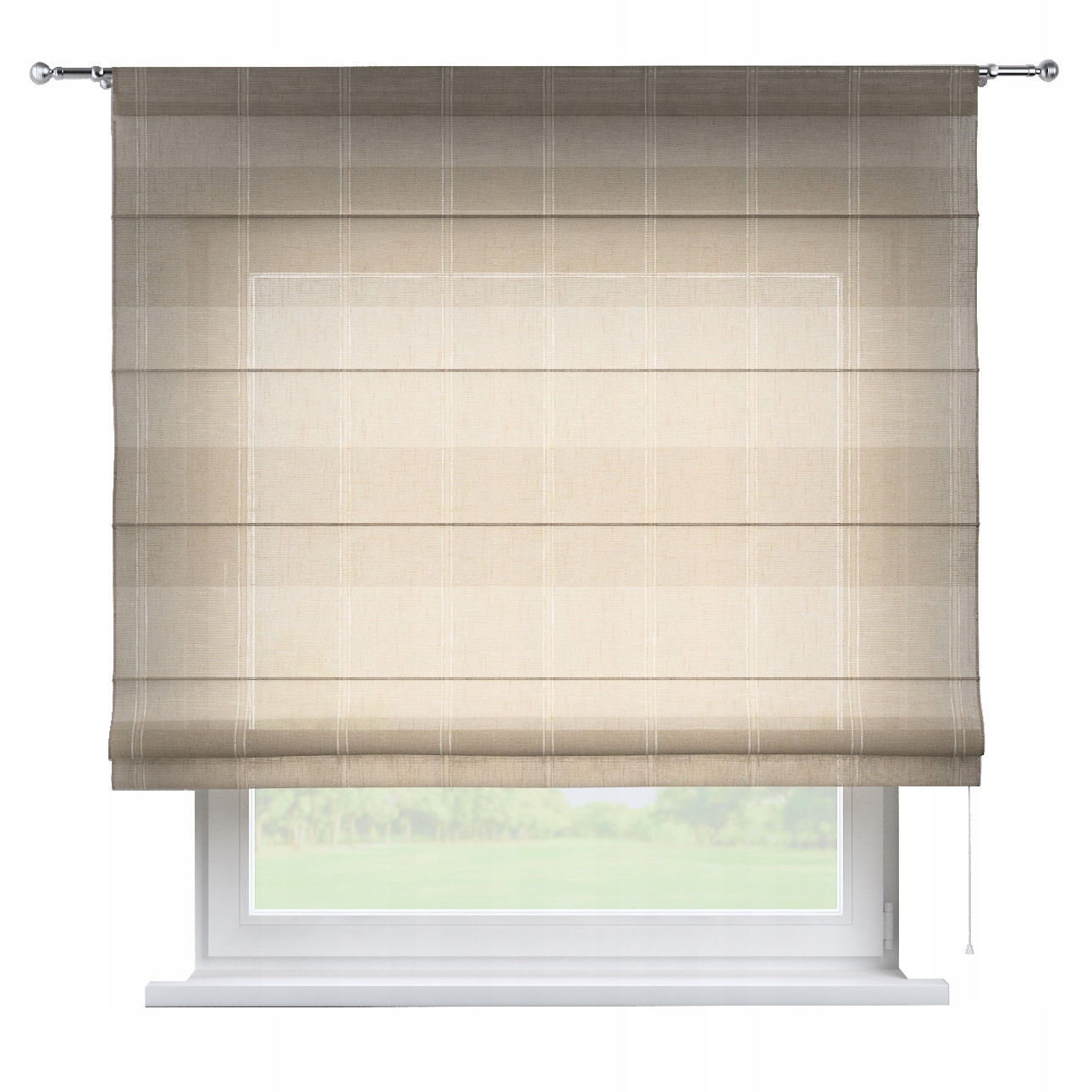 Hotová římská roleta Torino 110 x 150 cm béžová