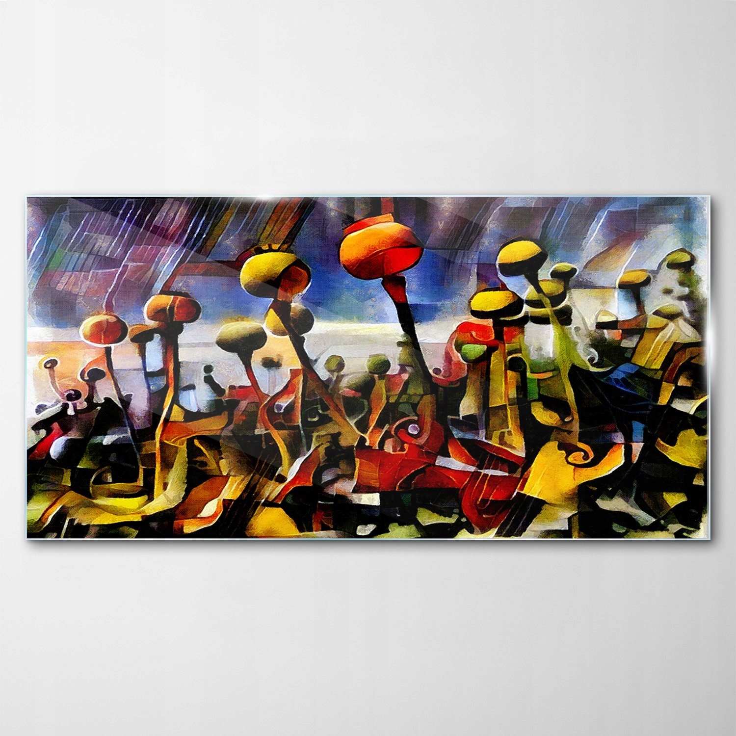 

Hartowany Obraz Szklany Maki Art Abstrakcja 140x70
