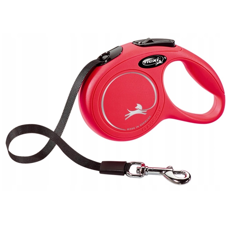 

Flexi New Classic S taśma 5m Czerwony do 15kg