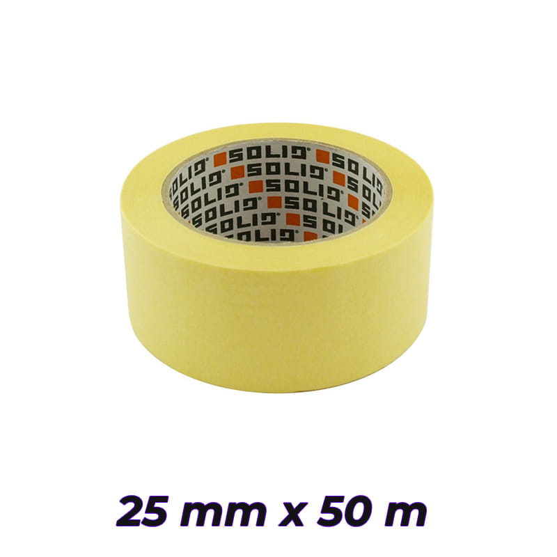

Solid Taśma malarska 25mm x 50m żółta