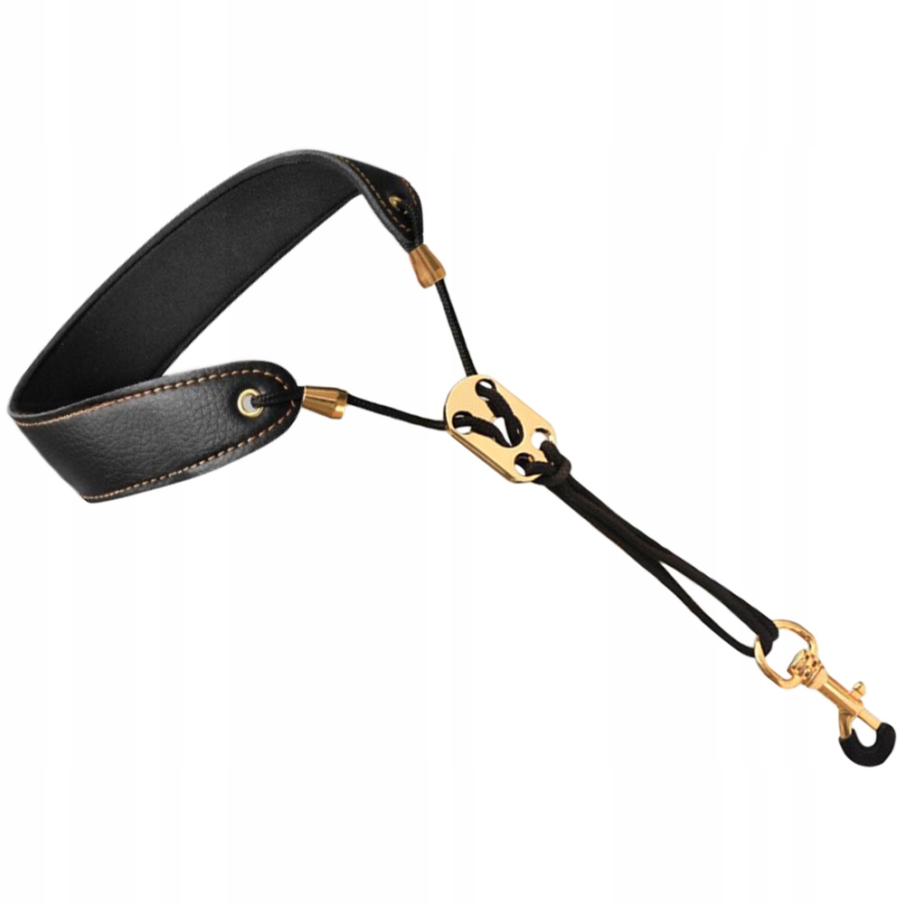 UNIWERSALNY SKÓRZANY PASEK NA SZYJĘ DO SAKSOFONU