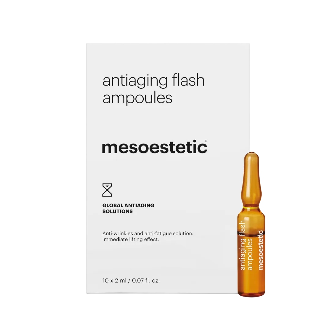 Liftingové ampule Mesoestetic Antiaging Flash Ampoules