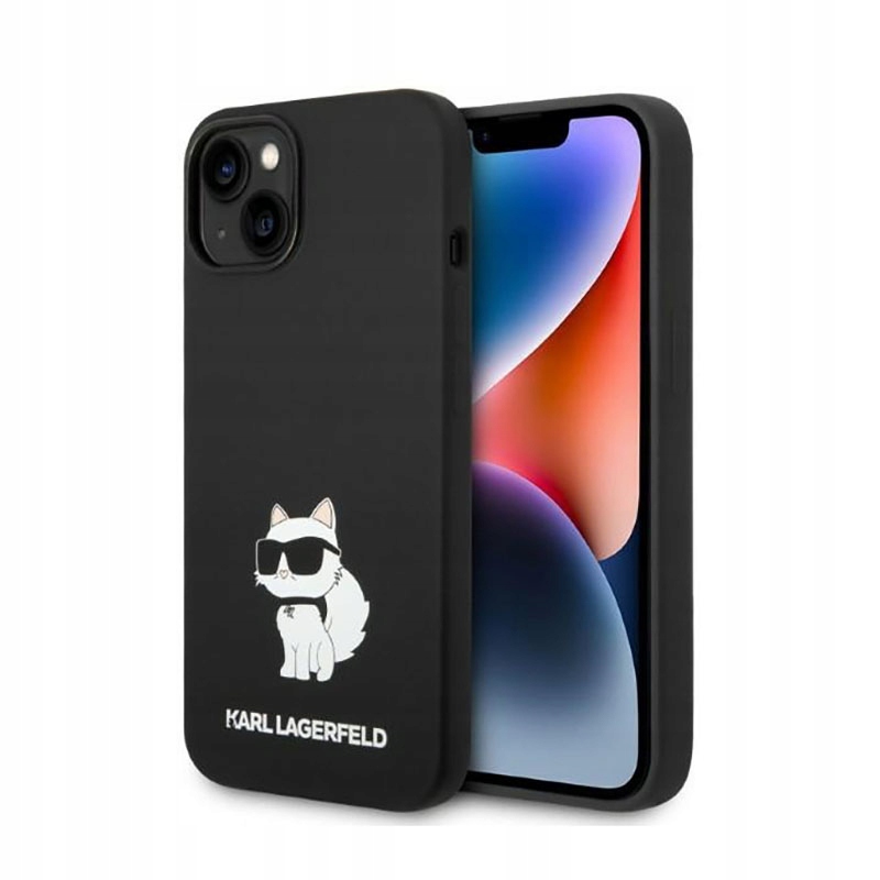 Karl Lagerfeld Silicone Nft Choupette – Pouzdro pro iPhone 14 Plus (černé)