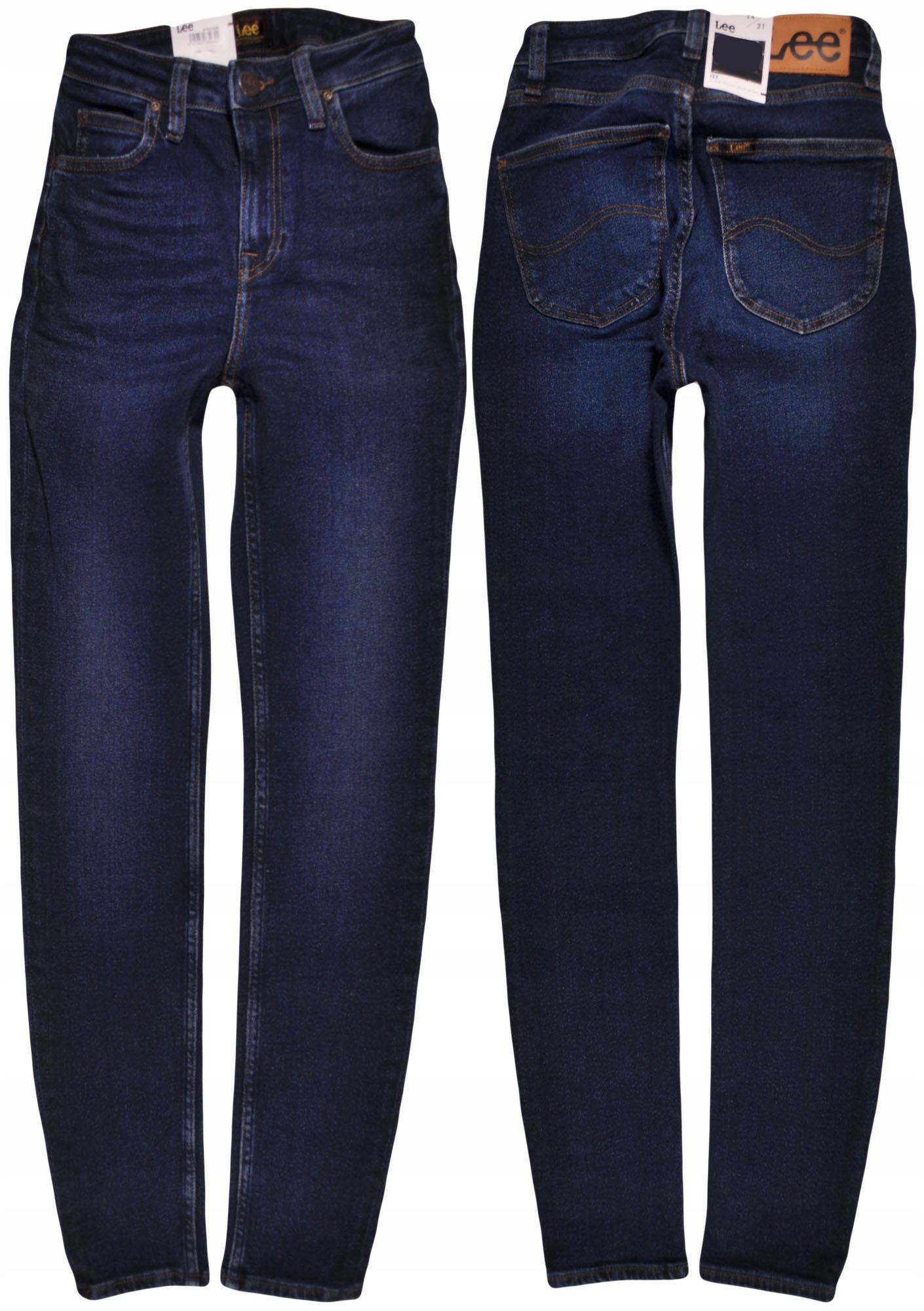 Lee kalhoty Skinny high waist jeans blue Ivy W24 L31