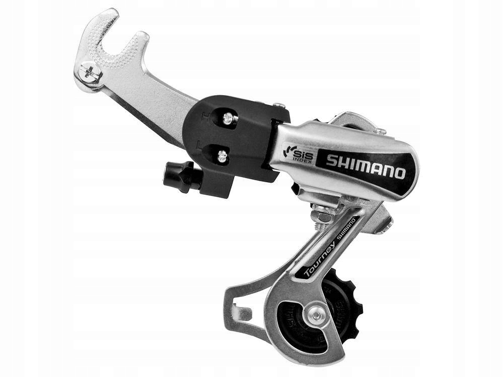 Przerzutka tylna Shimano Tourney RD-TY21B, 6 rz. srebrna