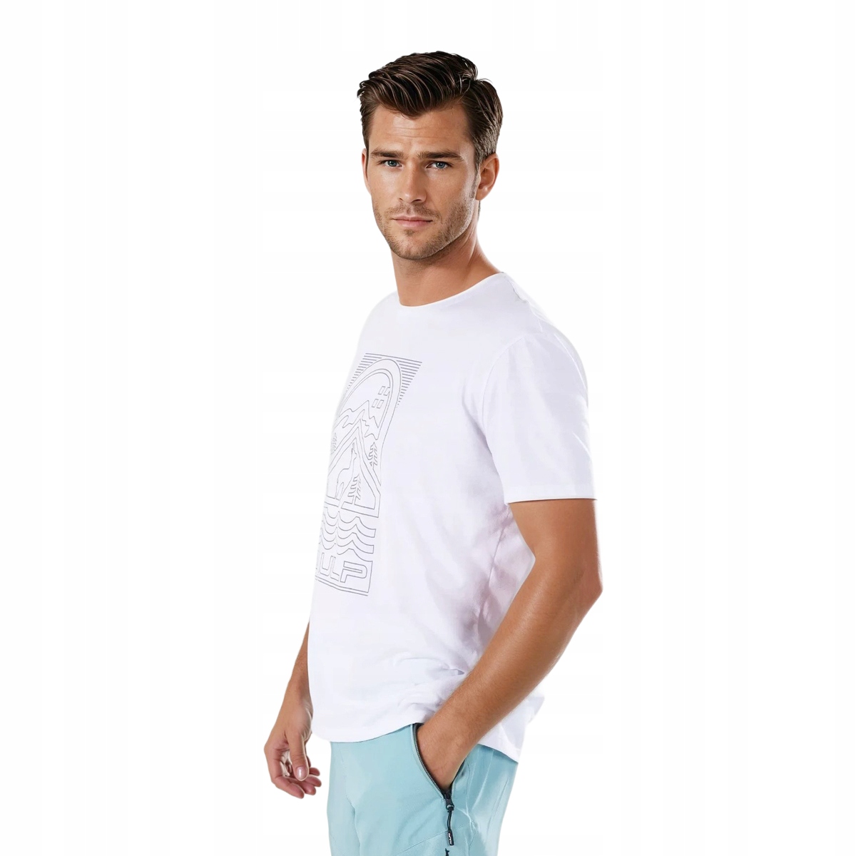 Tričko tričko tričko Aulp Bogus pohodlné s potiskem XL