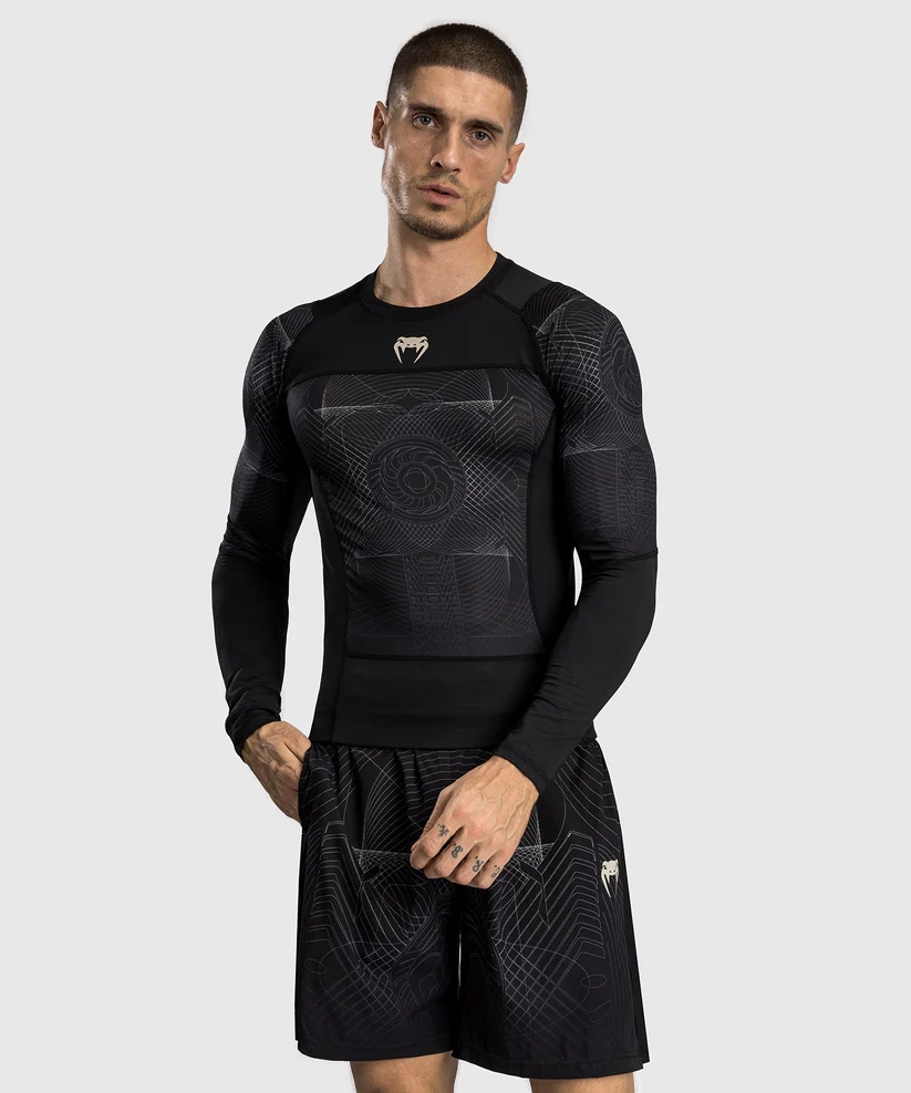Rashguard Venum G-fit Air Deep dlouhý rukáv černý vel.