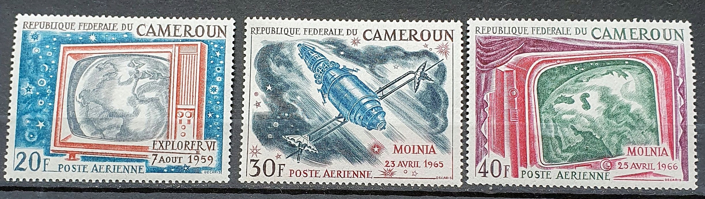 KOLONIE FRANCUSKIE KAMERUN ** 1968 MI 533-535