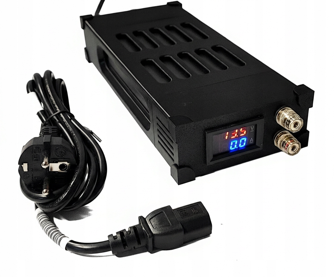 Zasilacz 13,4V 460W, Banany/Amperomierz/Woltomierz CB RADIO RADIO KF +kabel
