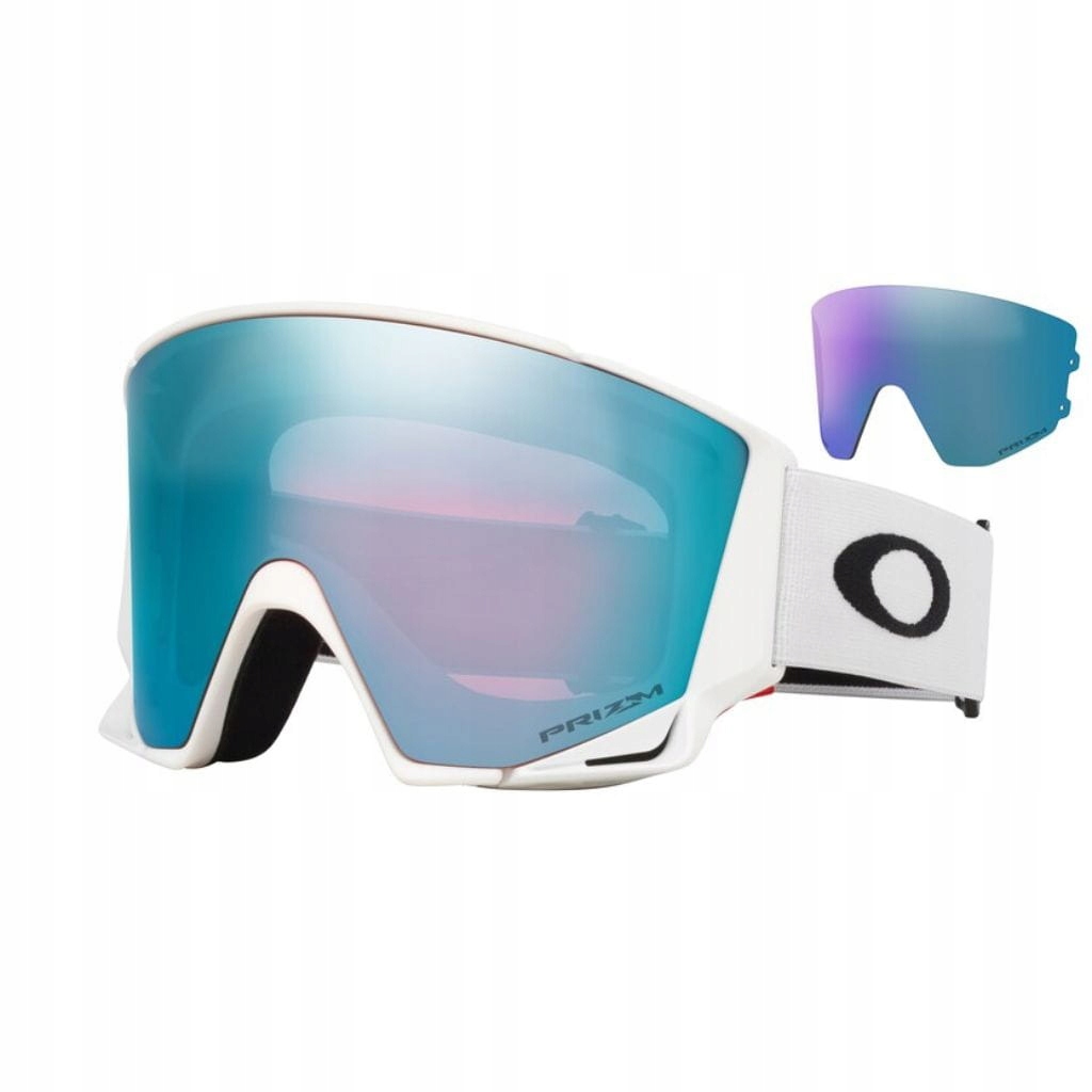 Brýle Oakley Flow Scape L Matná bílá Prizm Sapphire & Prizm Iced