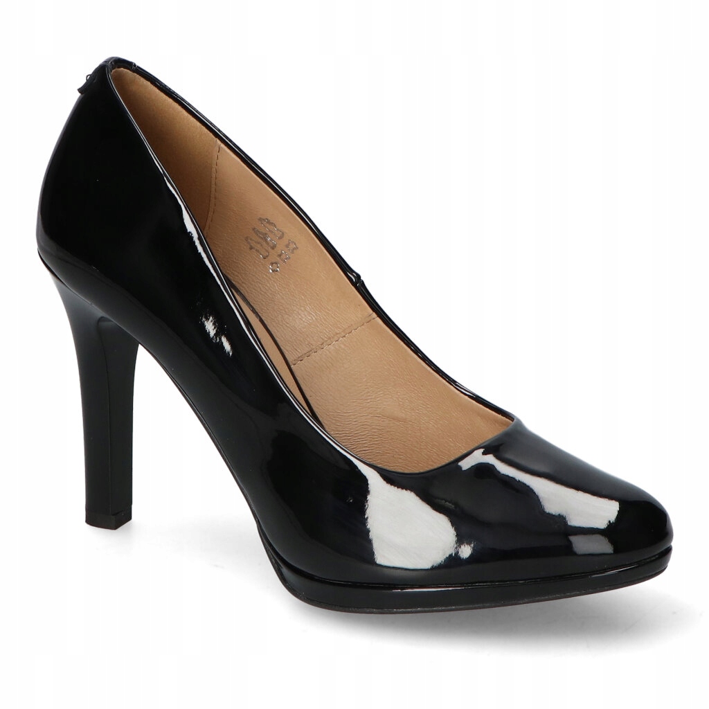Boty Palazzo 3827/6L Černý lak 38