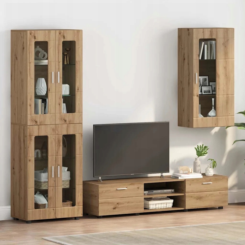 vidaXL Dřevěná skříň Artisanový dub 50 x 29 x 100 cm kompozitní dřevo