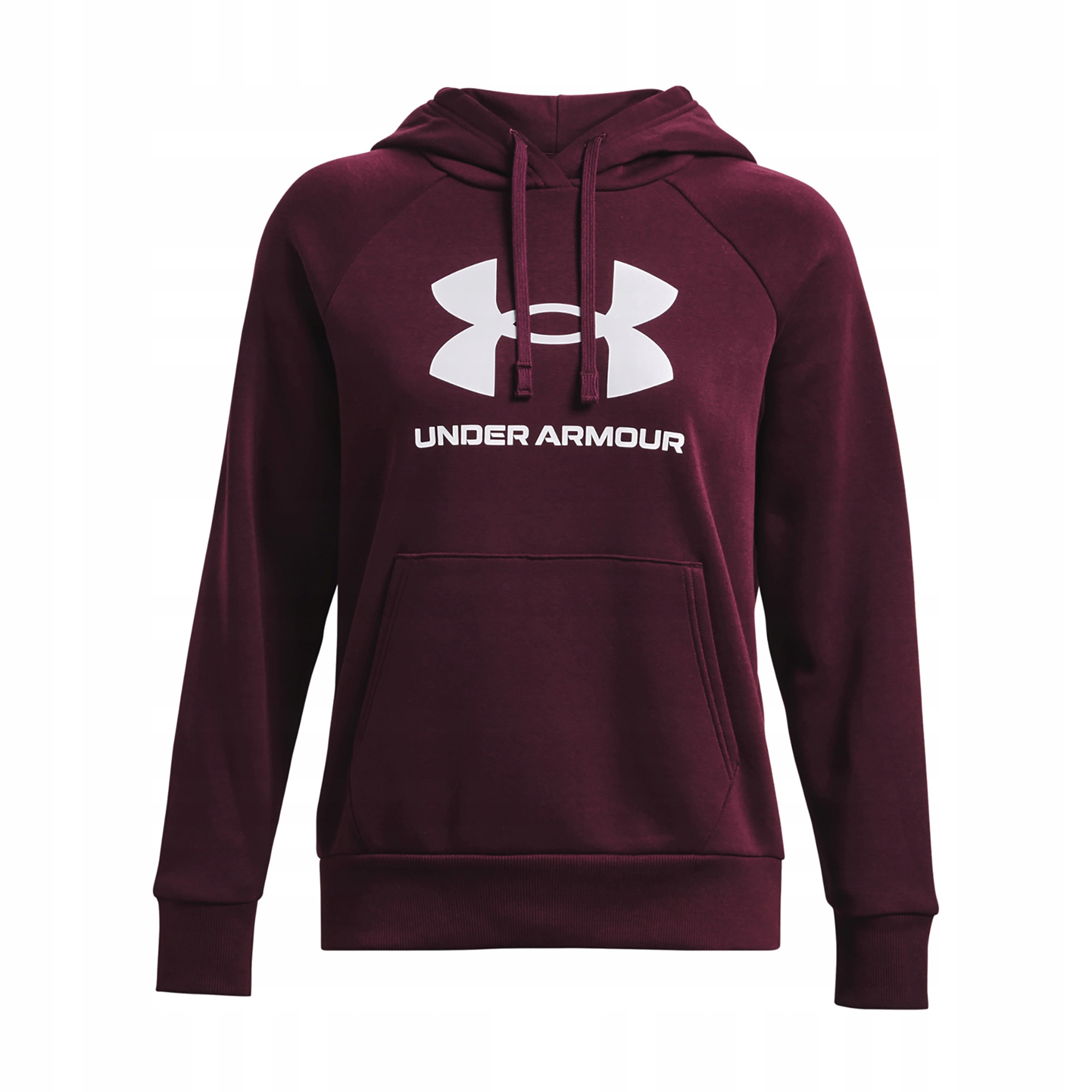 Bluza treningowa damska Under Armour Rival Fleece Big Logo maroon/white L