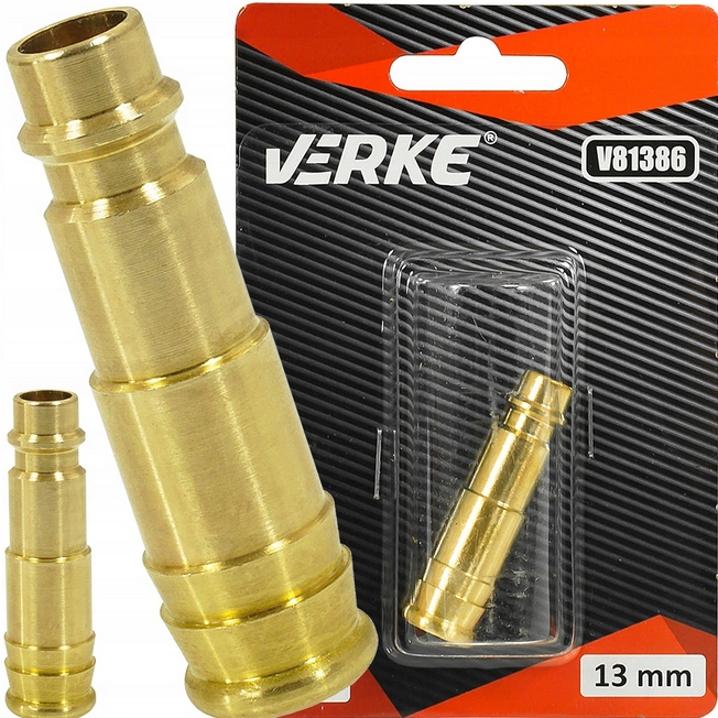 Wtyczka Końcówka Szybkozłączka Wtyk Złączka 13mm