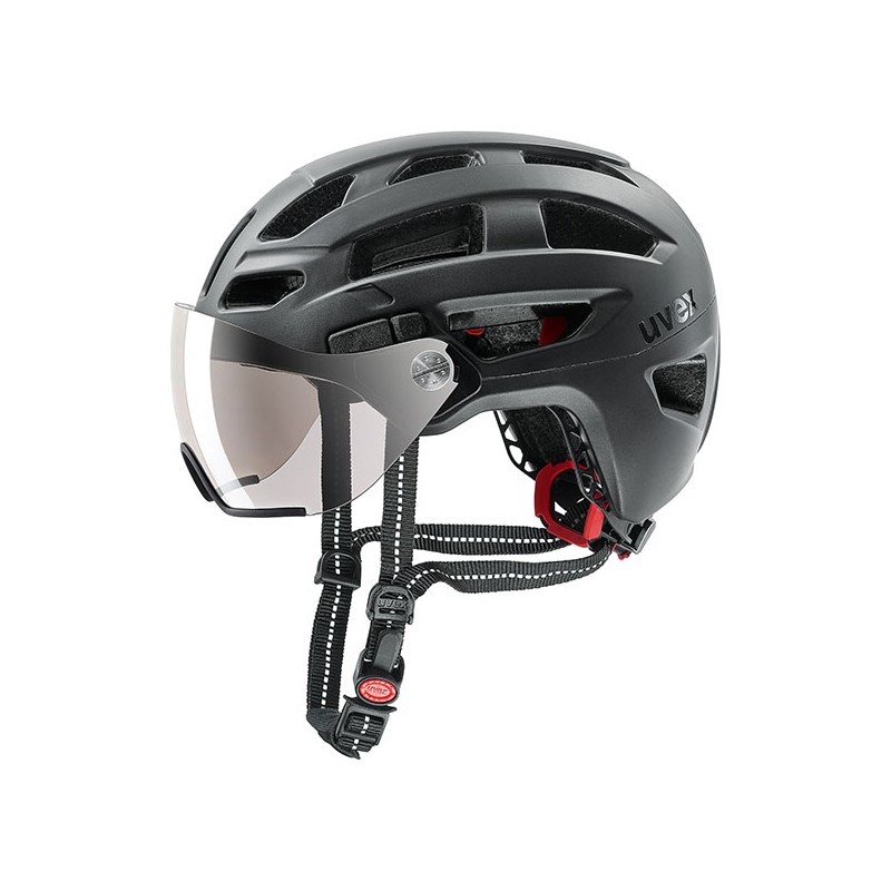 Cyklistická přilba Uvex Finale Visor Black Mat L 56-61 cm