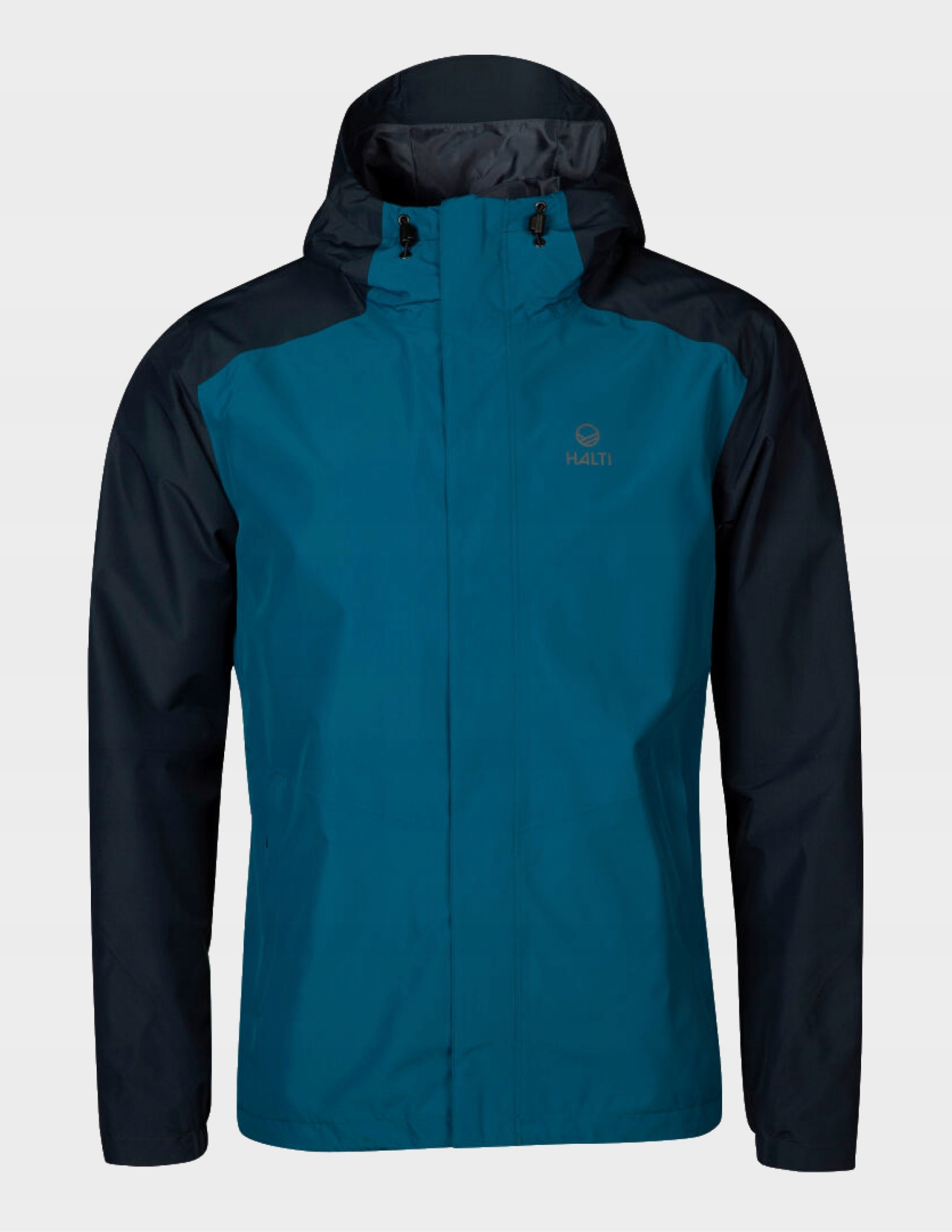 Pánská nepromokavá bunda Halti Fort DX 3XL Černo-modrá