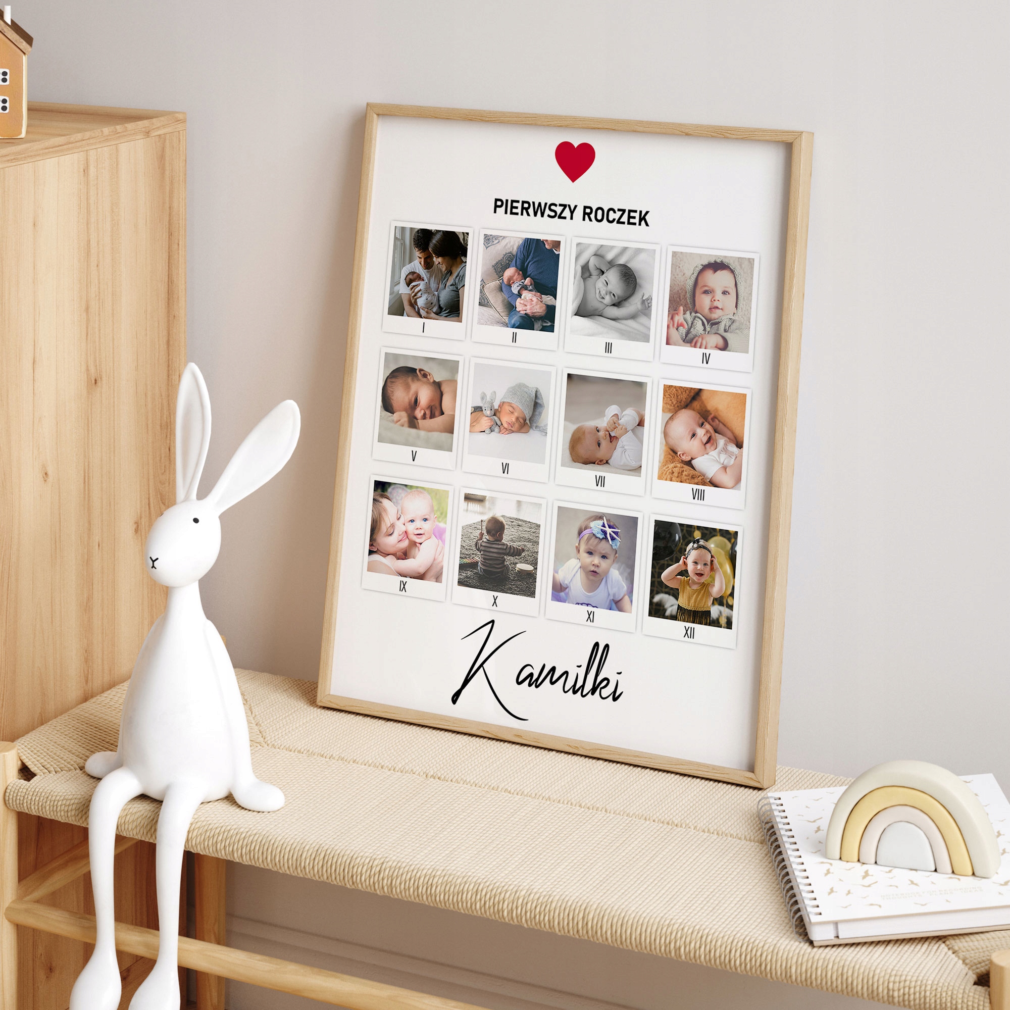 Plakat Urodziny Roczek 30x40 cm vol. 3 Płeć chłopcy dziewczynki