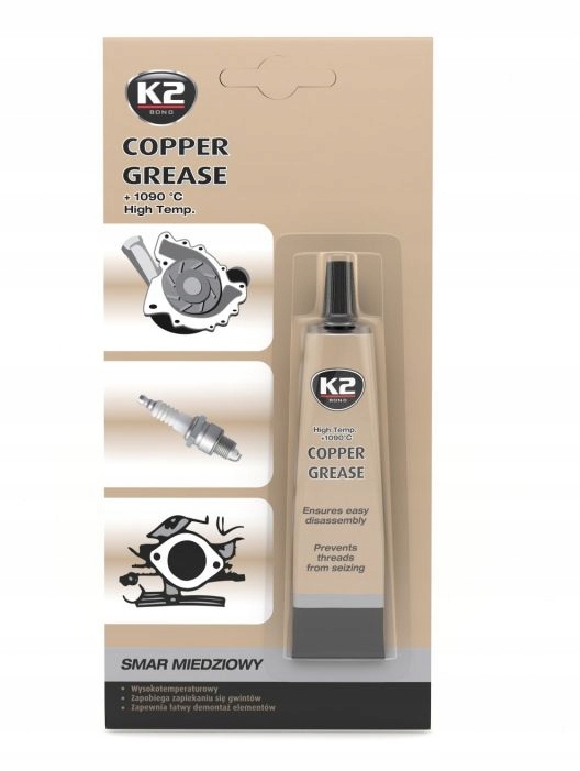 K2 Copper Grease Smar miedziowy wysokotemp.