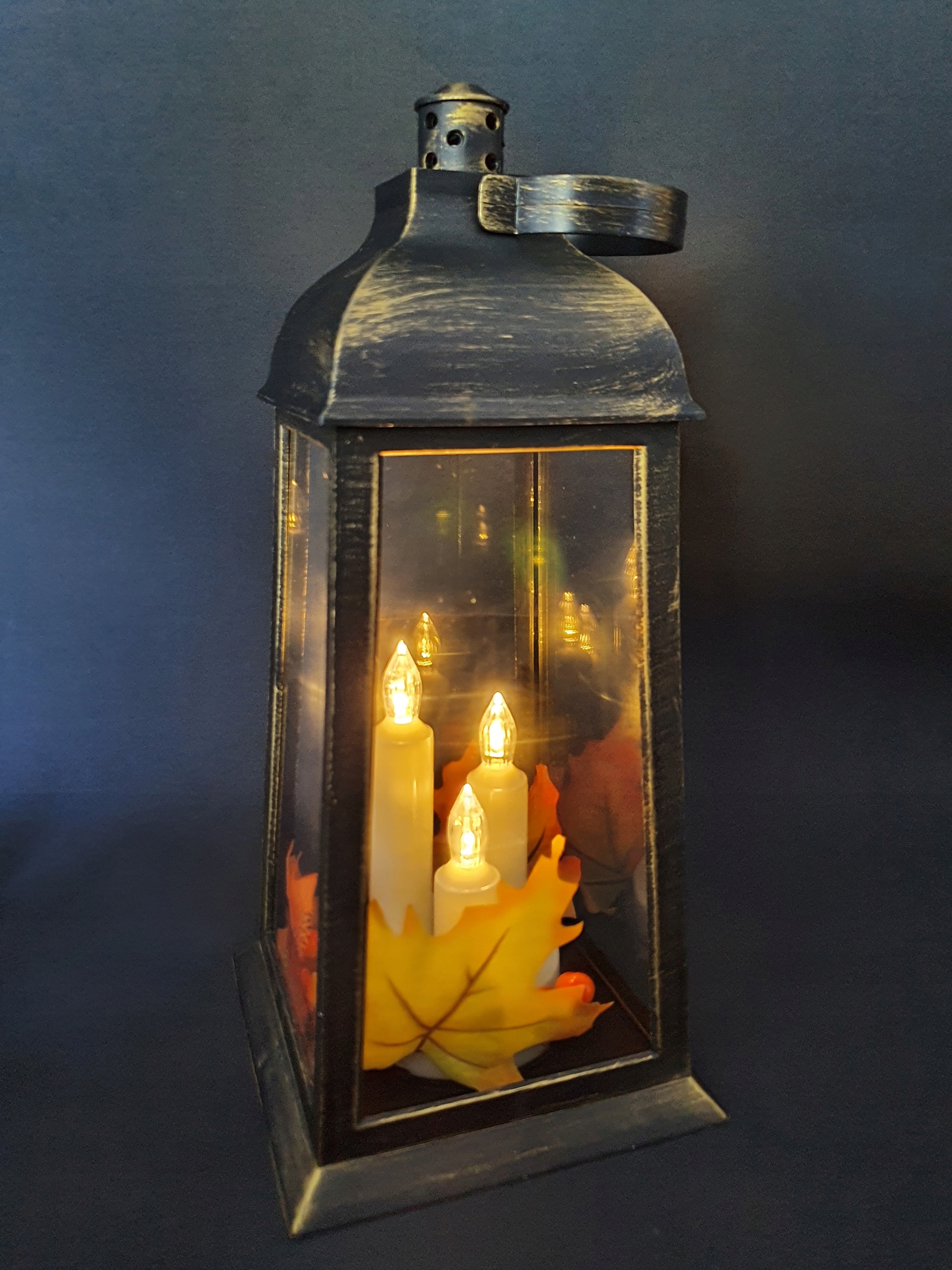 ZESTAW LAMPION LATARENKA CORTINA ZNICZ 31 CM JESIENNA OZDOBNA ŚWIECE LED Marka Cortina